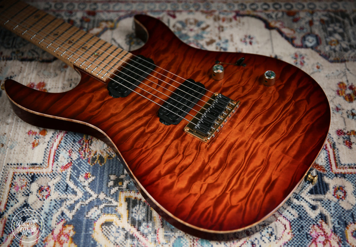 Carvin USA DC700 7 String Quilt Top