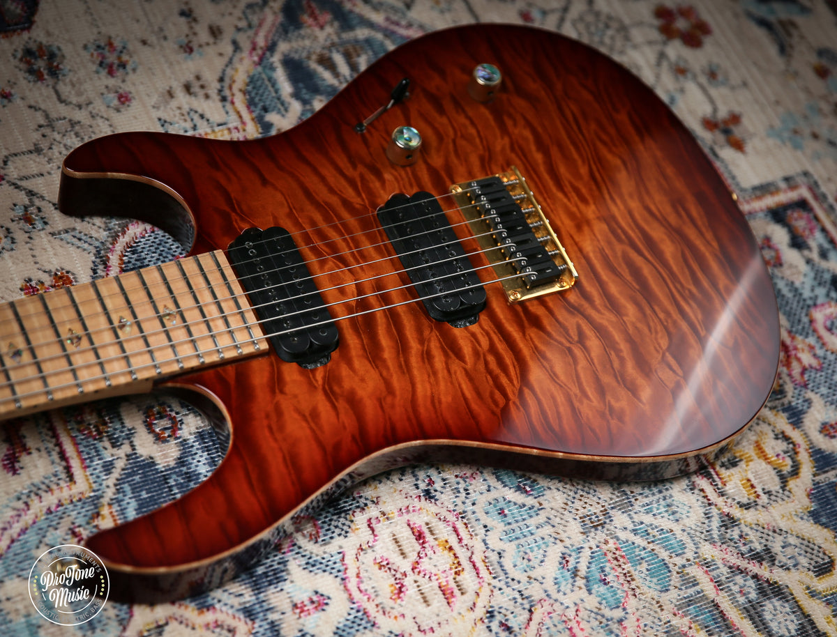 Carvin USA DC700 7 String Quilt Top