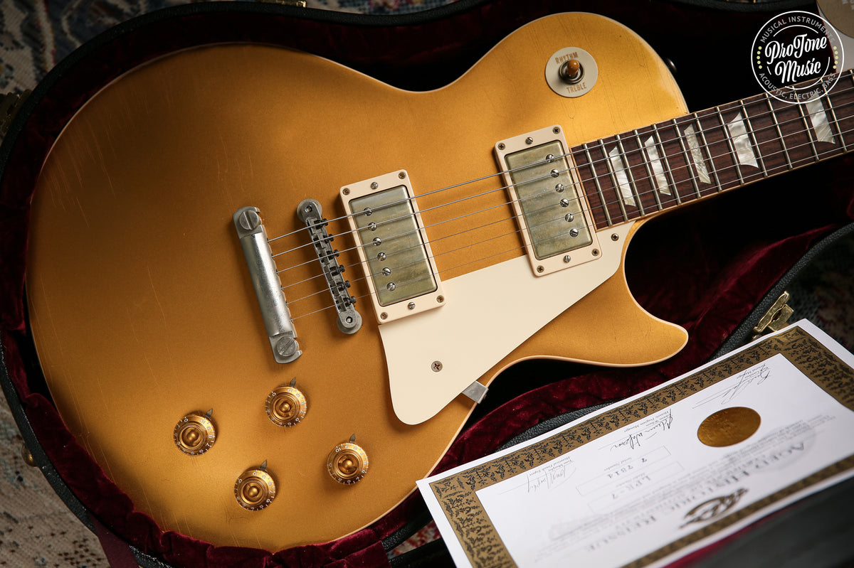 2007 Gibson Custom Shop 57' Les Paul True Historic Tom Murphy Aged Gold Top