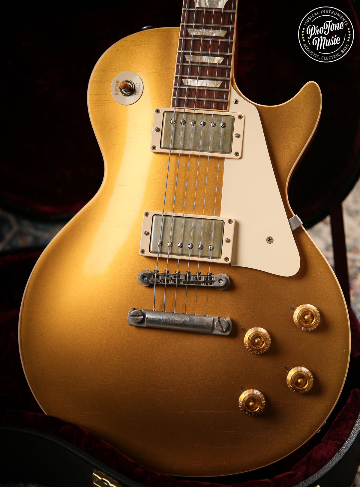 2007 Gibson Custom Shop 57' Les Paul True Historic Tom Murphy Aged Gold Top