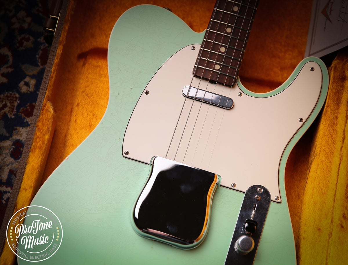 2014 Fender USA Custom Shop Custom Tele Closet Classic Surf Green Masterbuilt - ProTone Music
