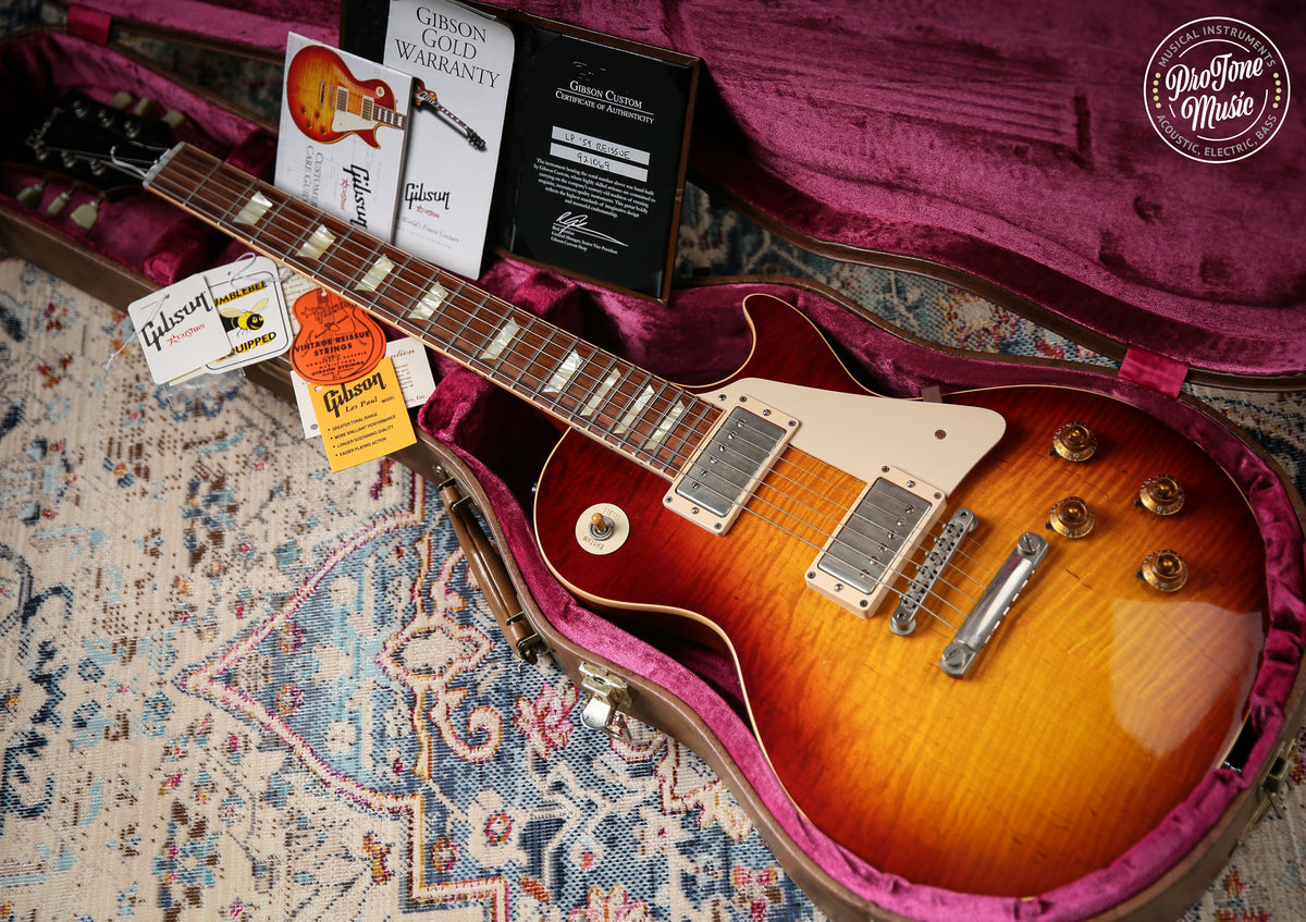 2022 Gibson Custom Shop 59' R9 Les Paul Standard VOS Royal Tea Burst