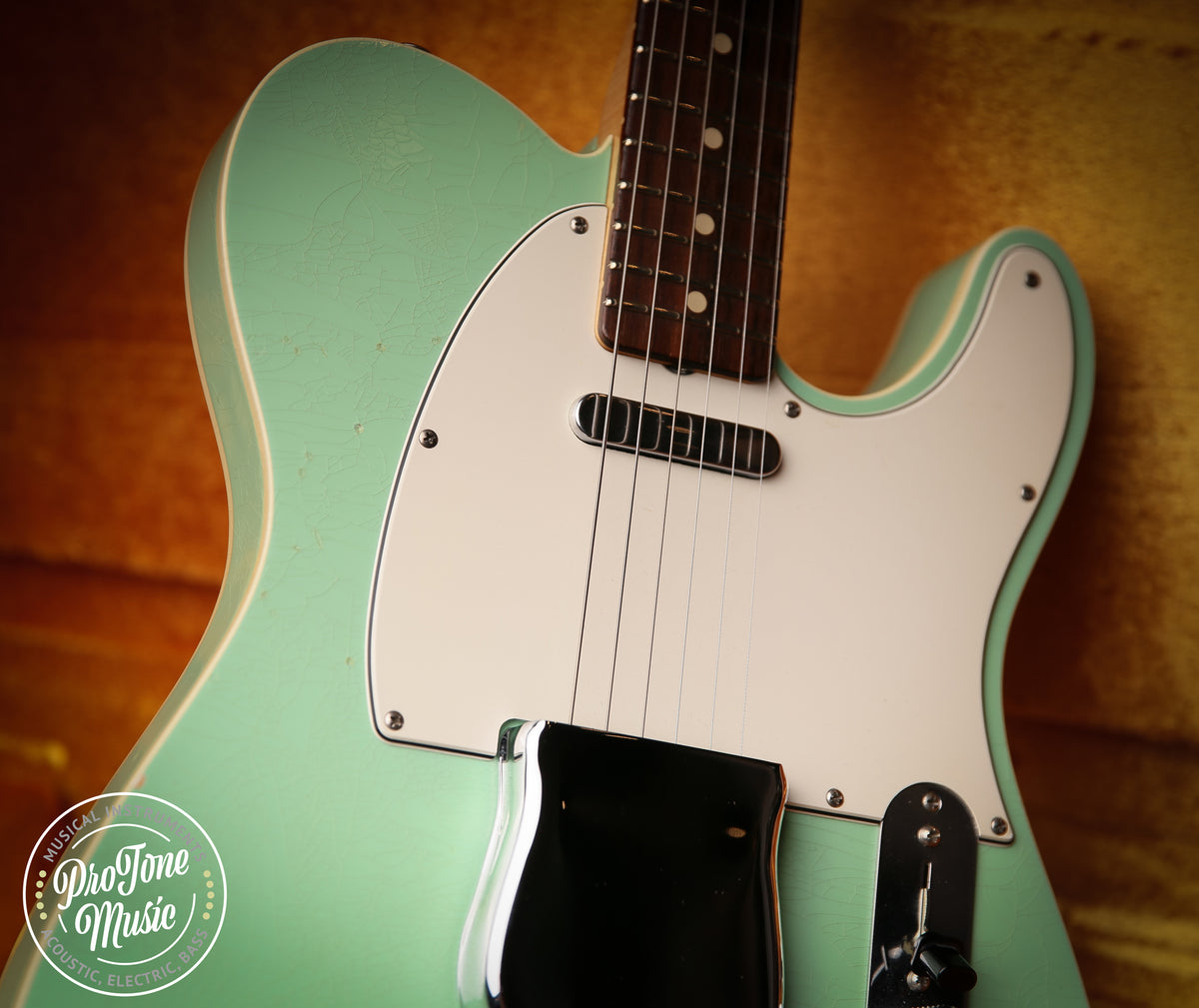 2014 Fender USA Custom Shop Custom Tele Closet Classic Surf Green Masterbuilt - ProTone Music