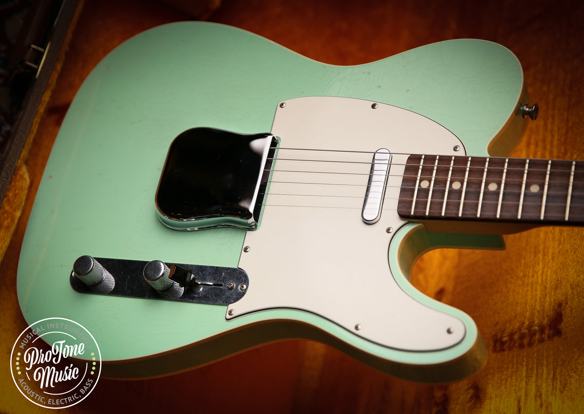 2014 Fender USA Custom Shop Custom Tele Closet Classic Surf Green Masterbuilt - ProTone Music
