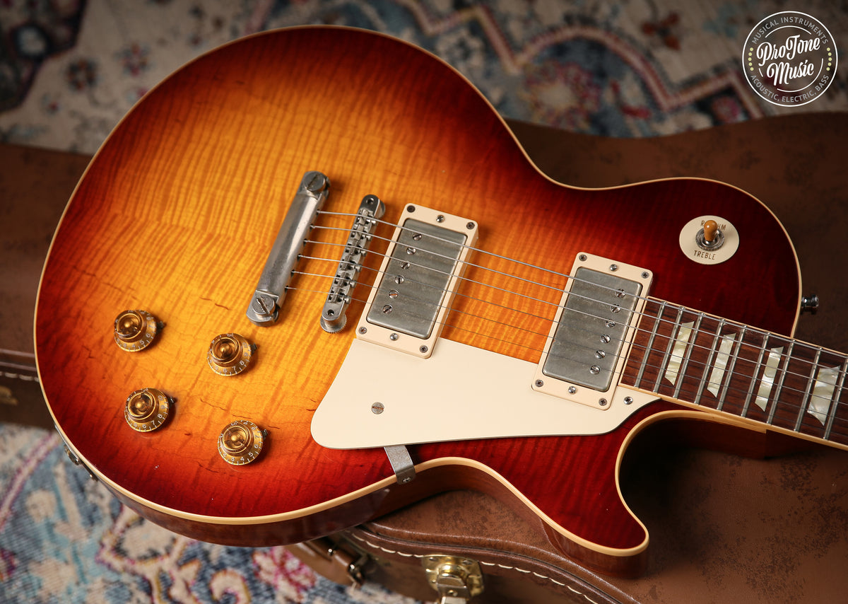 2022 Gibson Custom Shop 59' R9 Les Paul Standard VOS Royal Tea Burst