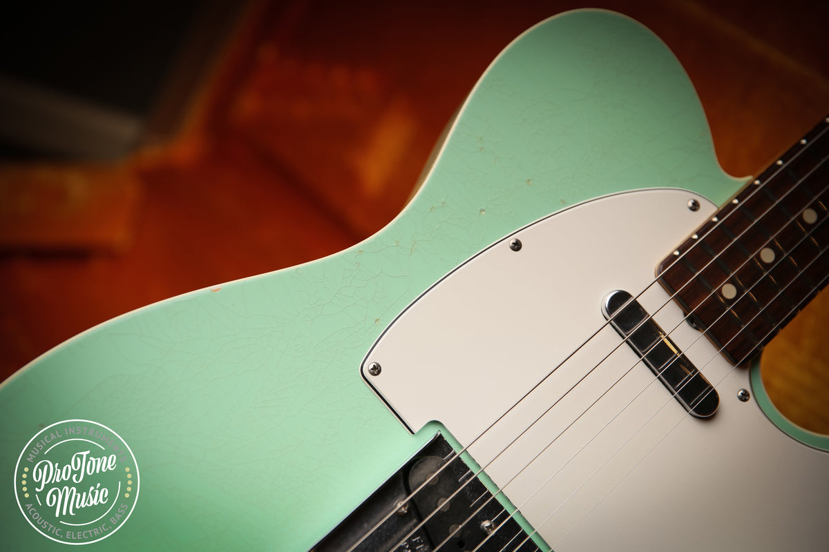 2014 Fender USA Custom Shop Custom Tele Closet Classic Surf Green Masterbuilt - ProTone Music