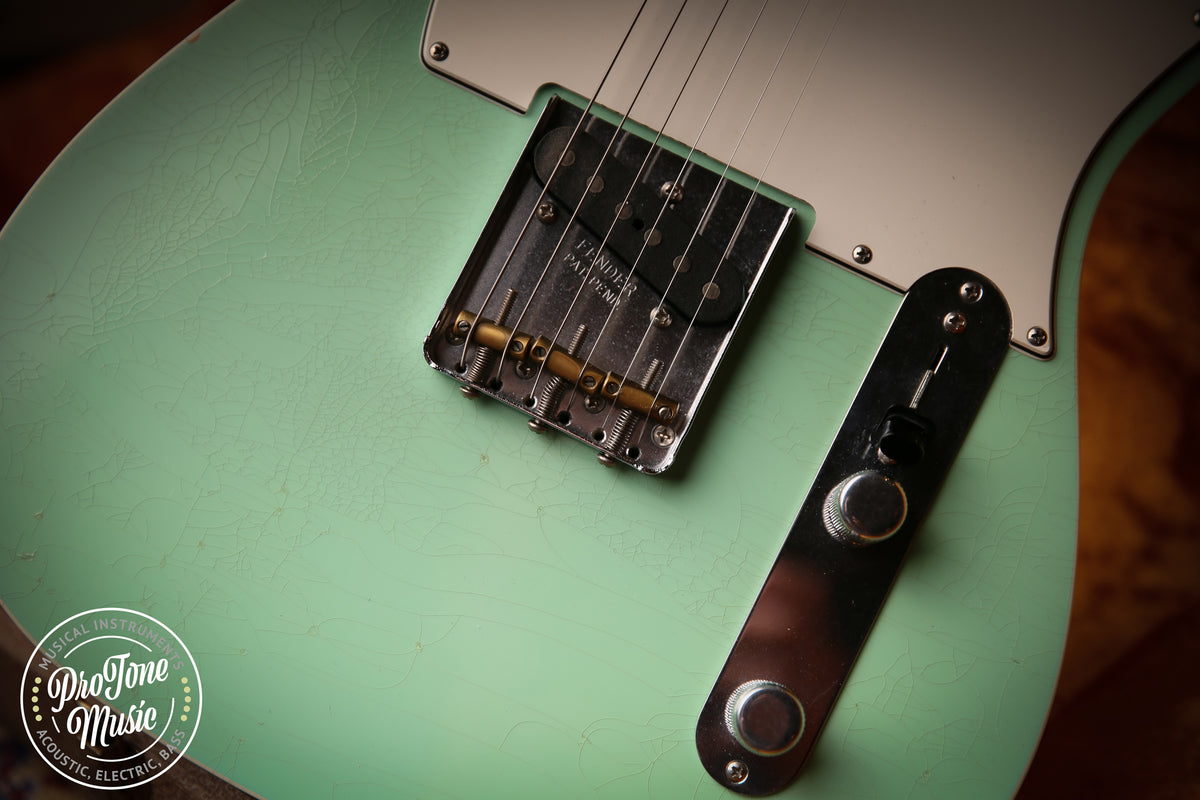 2014 Fender USA Custom Shop Custom Tele Closet Classic Surf Green Masterbuilt - ProTone Music