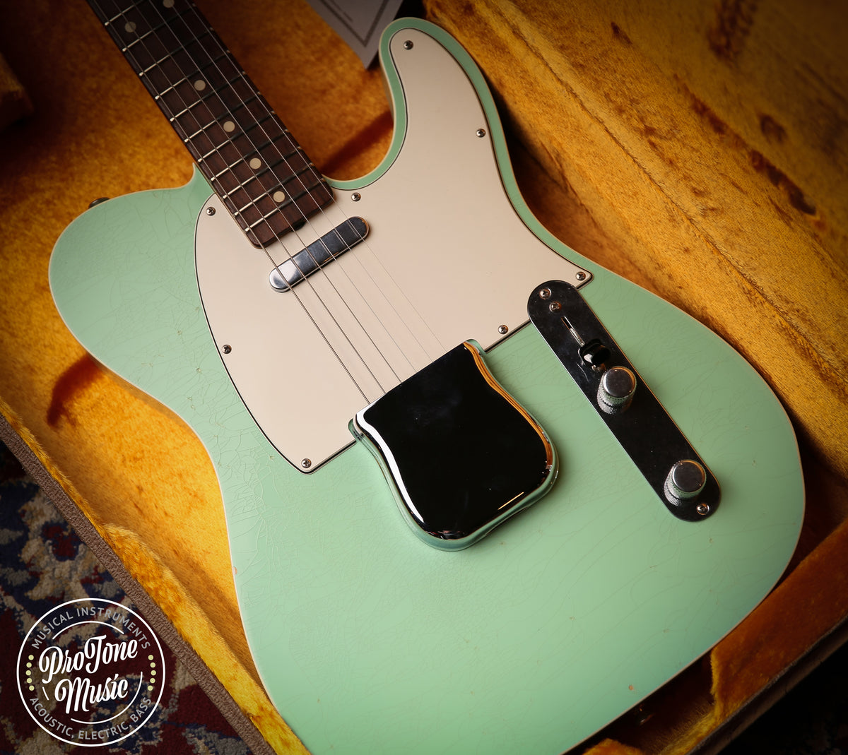 2014 Fender USA Custom Shop Custom Tele Closet Classic Surf Green Masterbuilt - ProTone Music