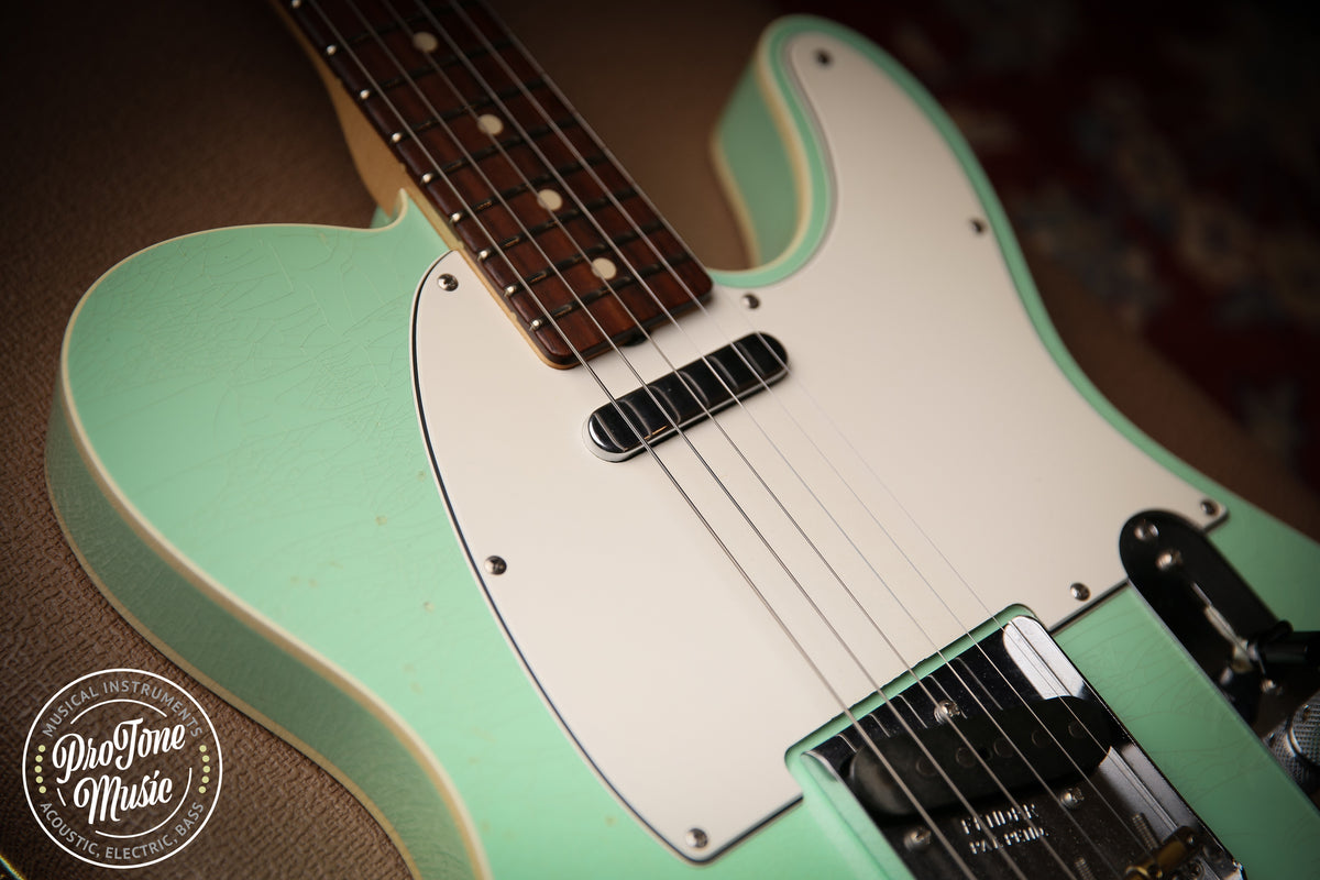 2014 Fender USA Custom Shop Custom Tele Closet Classic Surf Green Masterbuilt - ProTone Music