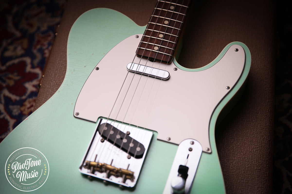 2014 Fender USA Custom Shop Custom Tele Closet Classic Surf Green Masterbuilt - ProTone Music