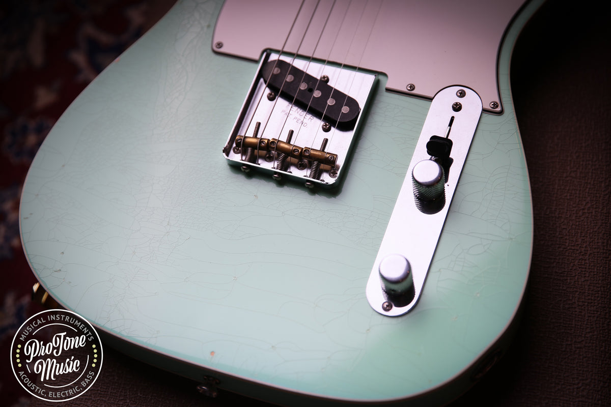 2014 Fender USA Custom Shop Custom Tele Closet Classic Surf Green Masterbuilt - ProTone Music