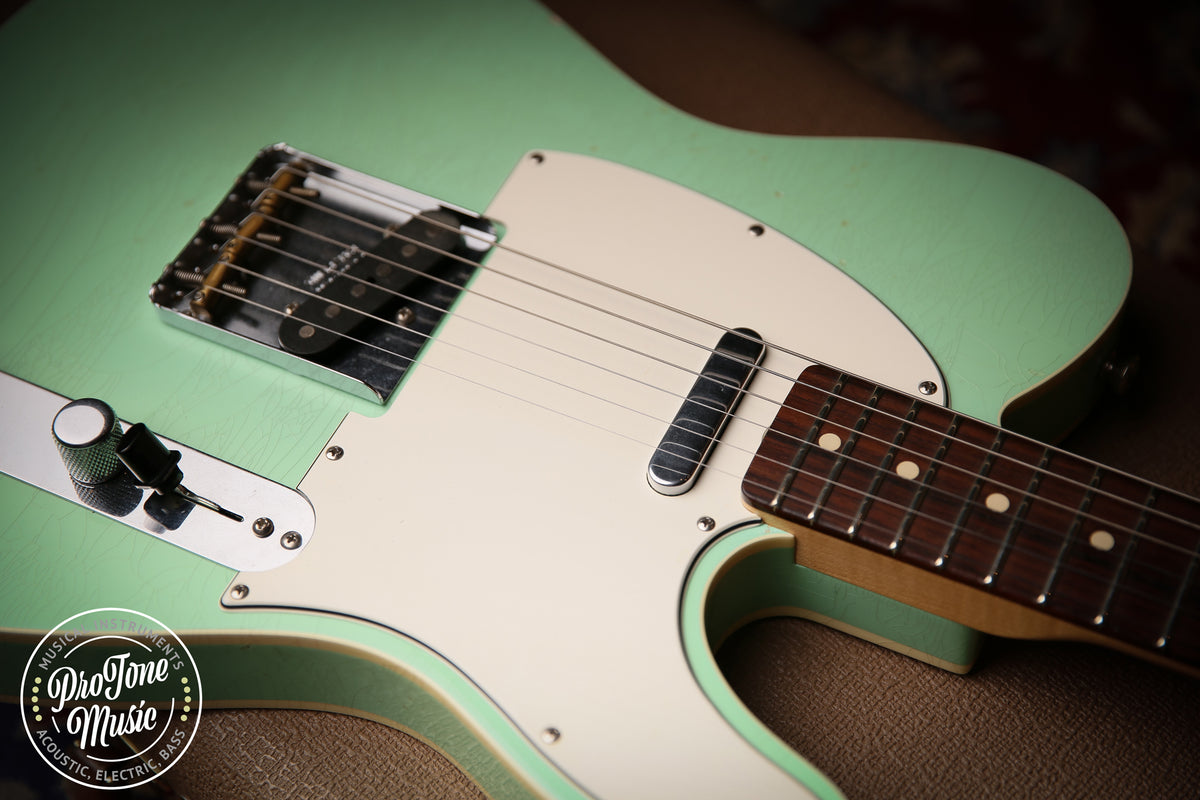 2014 Fender USA Custom Shop Custom Tele Closet Classic Surf Green Masterbuilt - ProTone Music