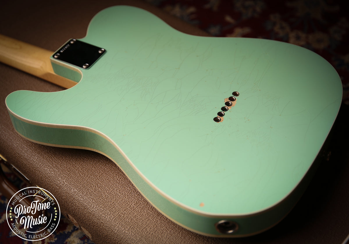 2014 Fender USA Custom Shop Custom Tele Closet Classic Surf Green Masterbuilt - ProTone Music