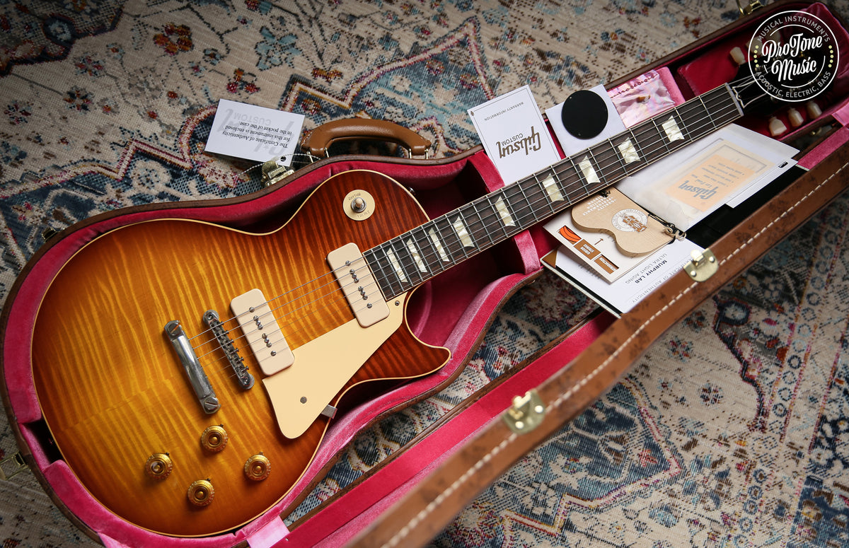 2024 Gibson M2M Custom Shop Les Paul 56' Murphy Lab Ultra Light Aged Slow Ice Tea