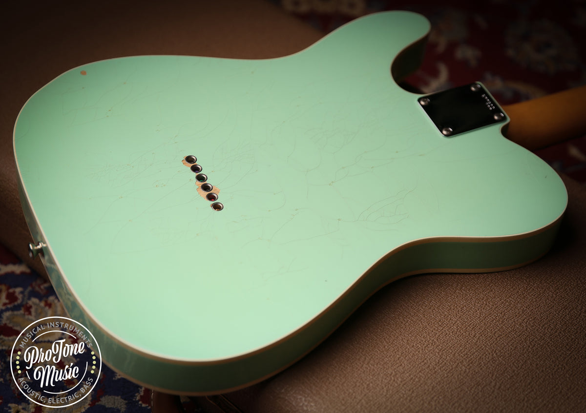 2014 Fender USA Custom Shop Custom Tele Closet Classic Surf Green Masterbuilt - ProTone Music