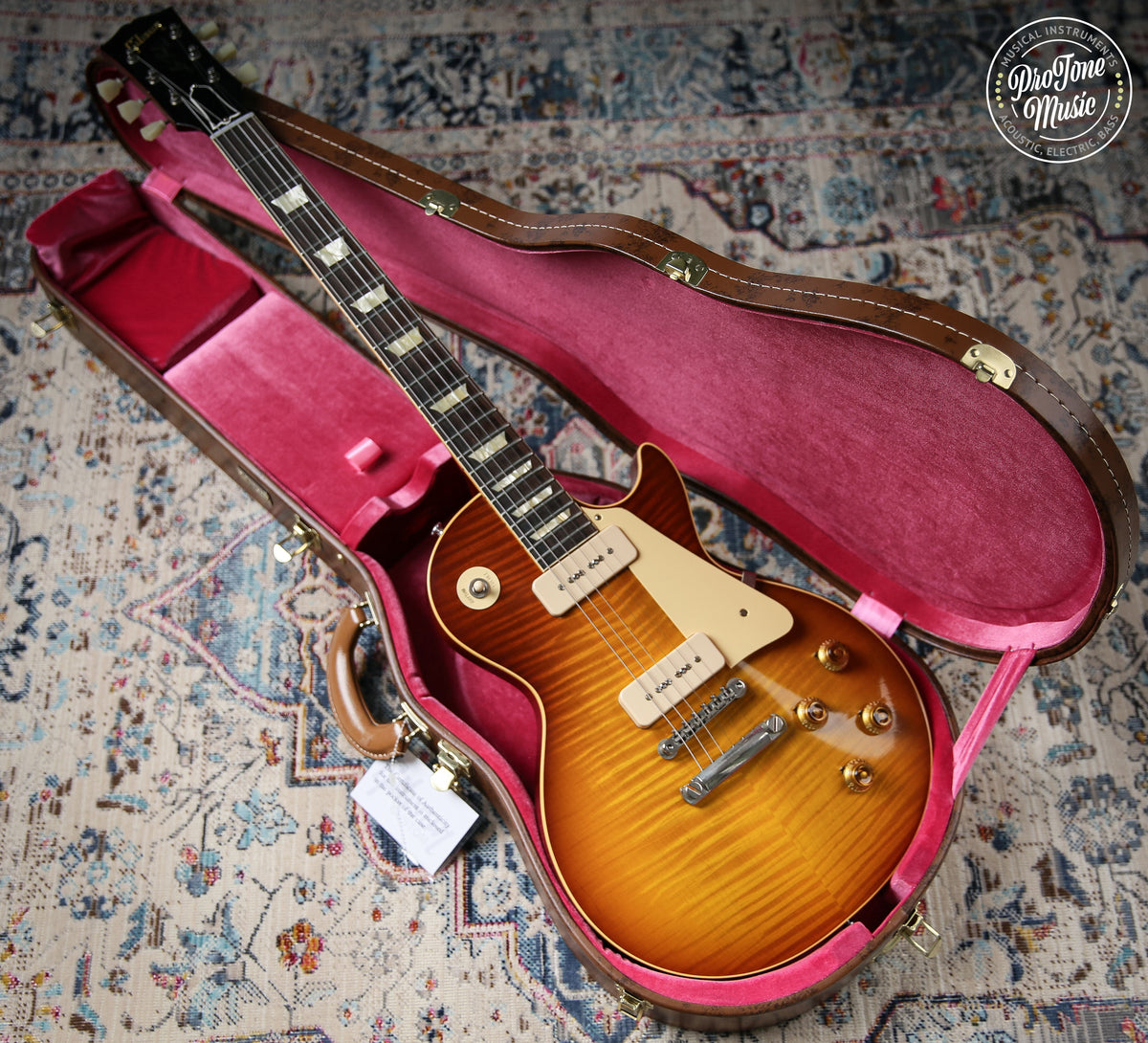 2024 Gibson M2M Custom Shop Les Paul 56' Murphy Lab Ultra Light Aged Slow Ice Tea
