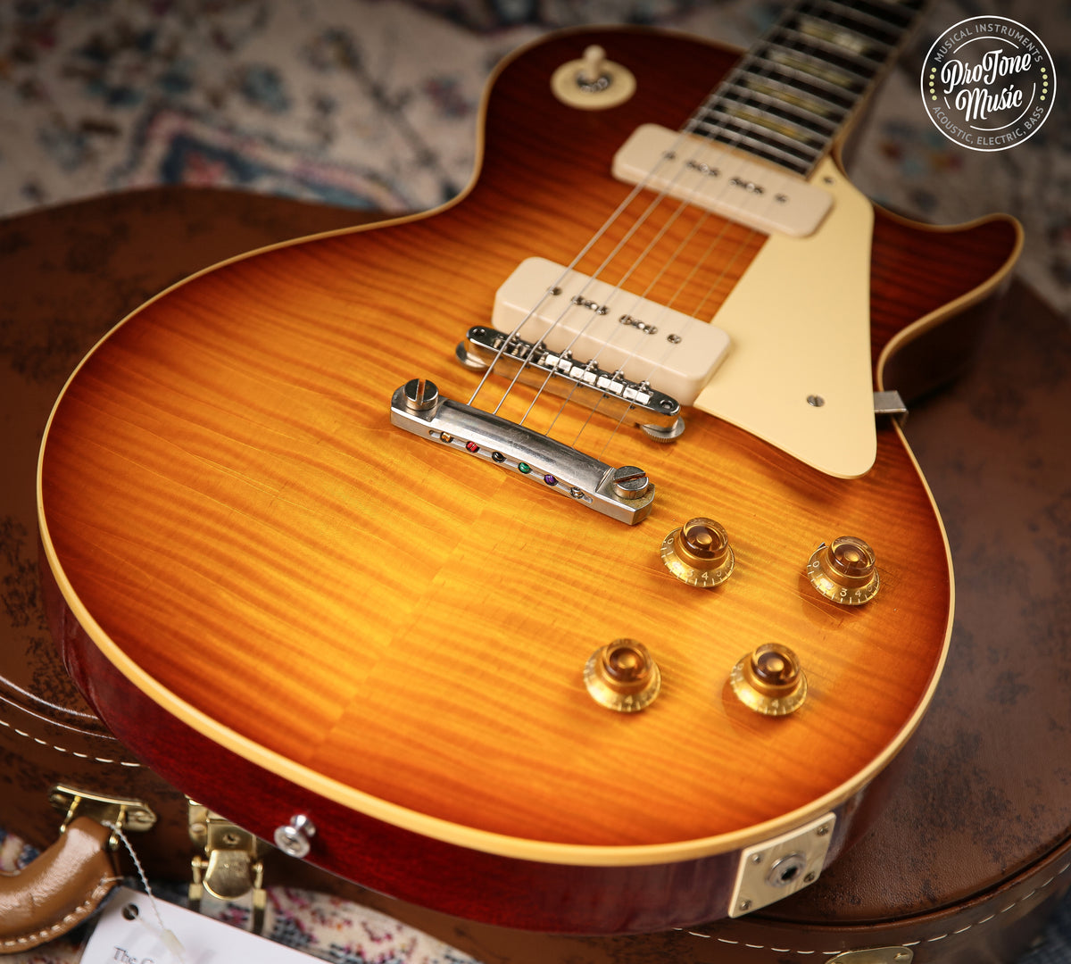 2024 Gibson M2M Custom Shop Les Paul 56' Murphy Lab Ultra Light Aged Slow Ice Tea