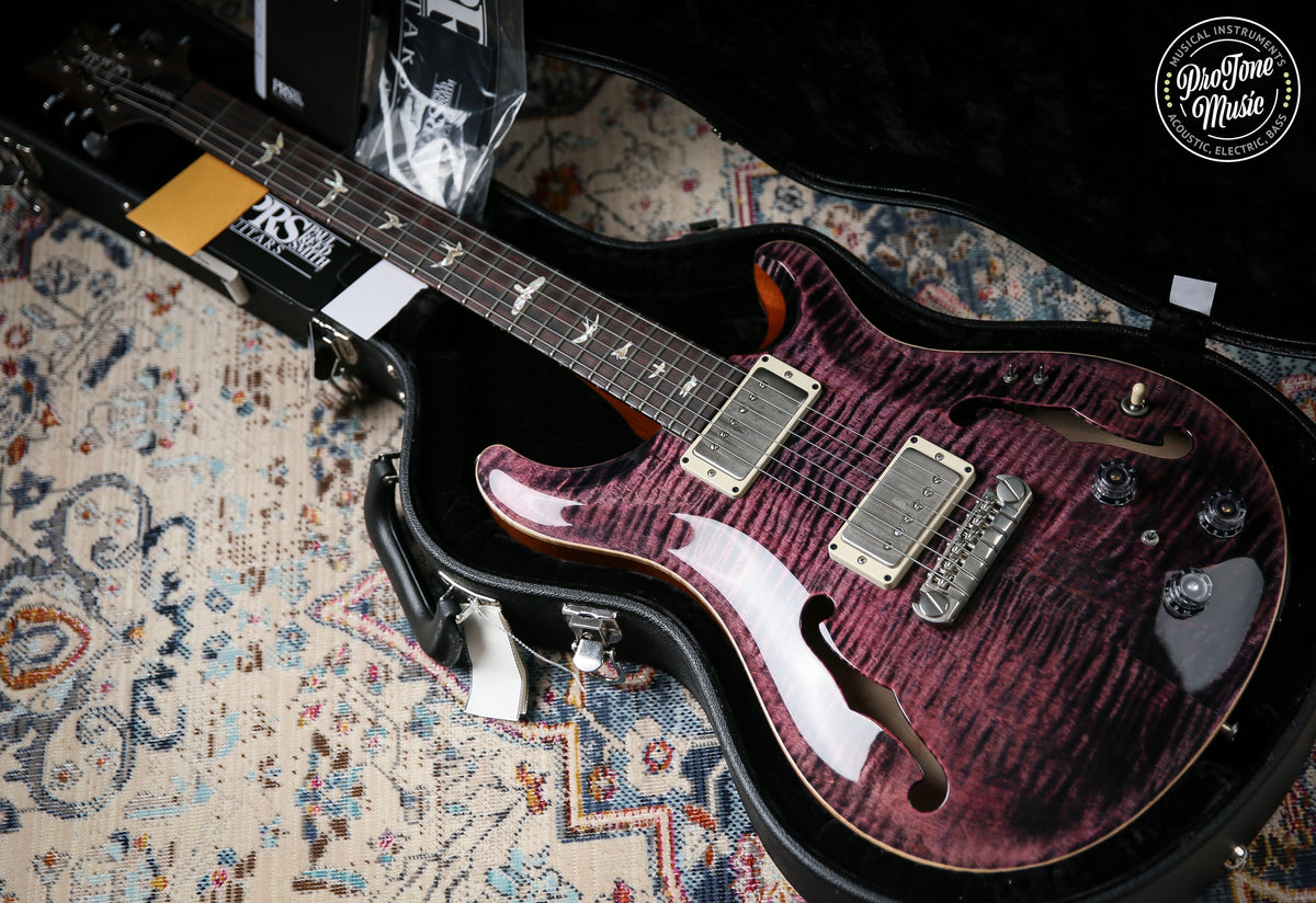 2022 PRS Paul Reed Smith Hollowbody II Piezo Purple Iris - ProTone Music Limited