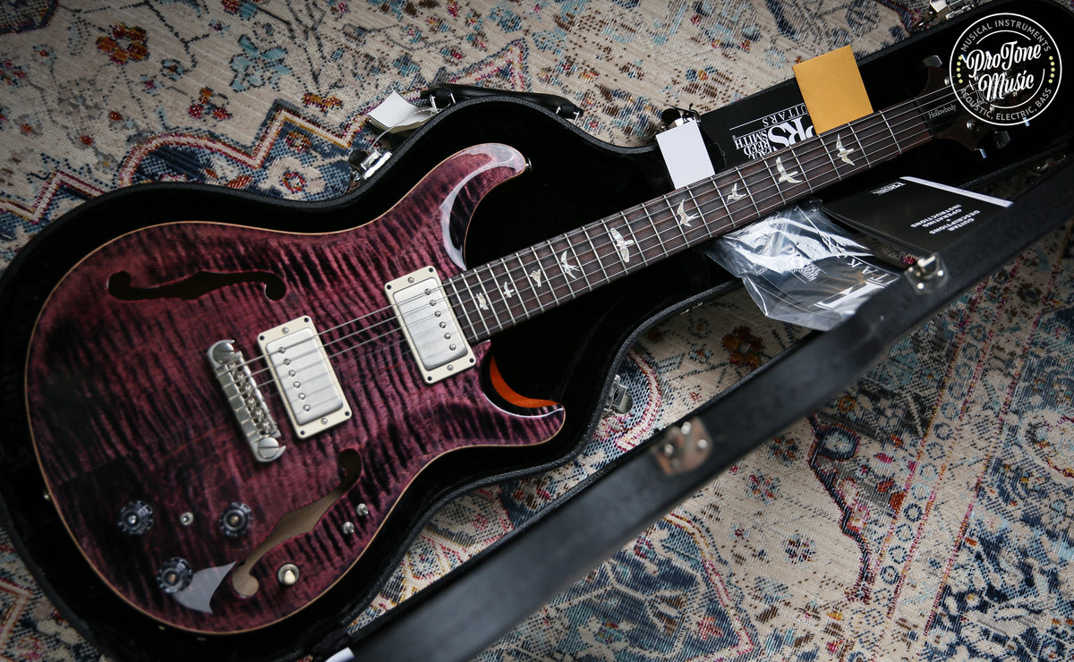 2022 PRS Paul Reed Smith Hollowbody II Piezo Purple Iris - ProTone Music Limited