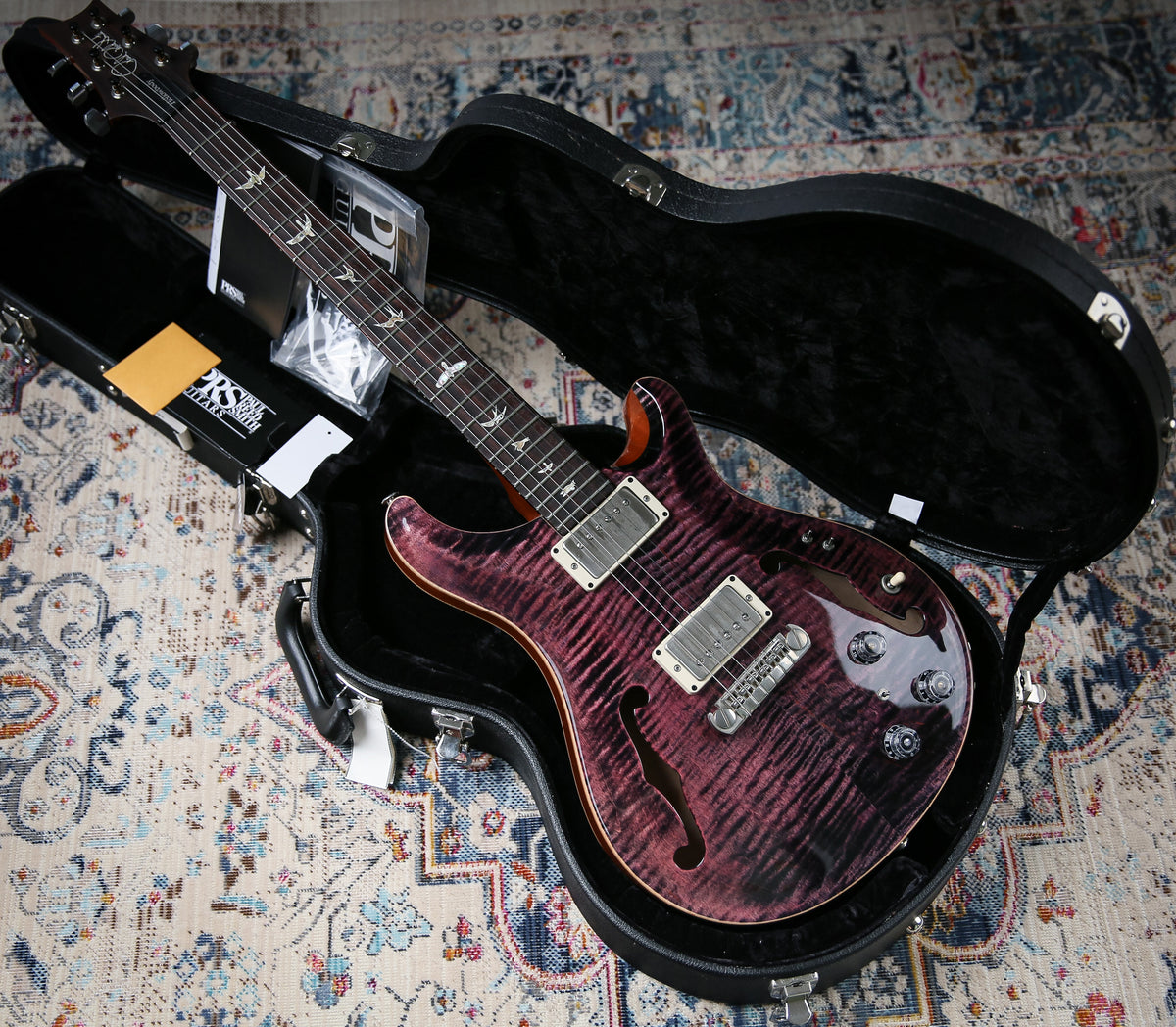 2022 PRS Paul Reed Smith Hollowbody II Piezo Purple Iris - ProTone Music Limited