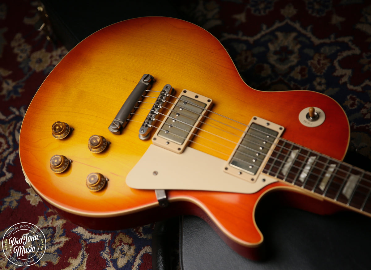 Gibson USA Custom Shop 58' R8 Reissue Les Paul Washed Cherry Sunburst