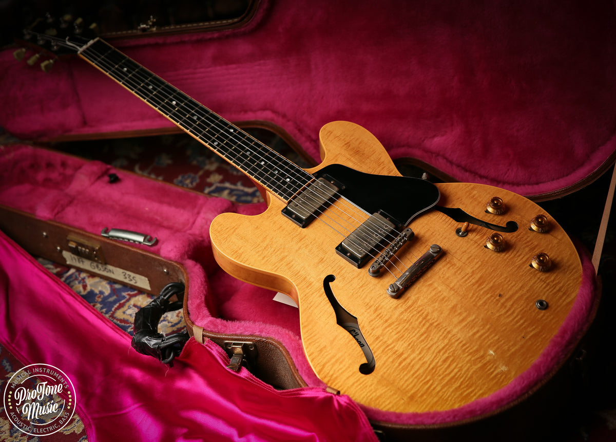 1987 Gibson USA ES-335 Ebony Fingerboard Natural