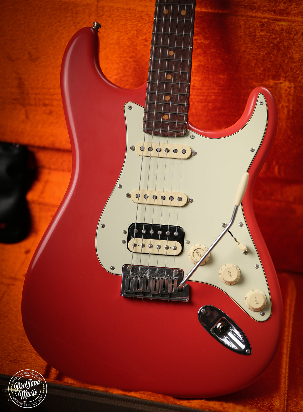 2025 Fender American Ultra Luxe Vintage 60's Stratocaster HSS Fiesta Red - ProTone Music Limited