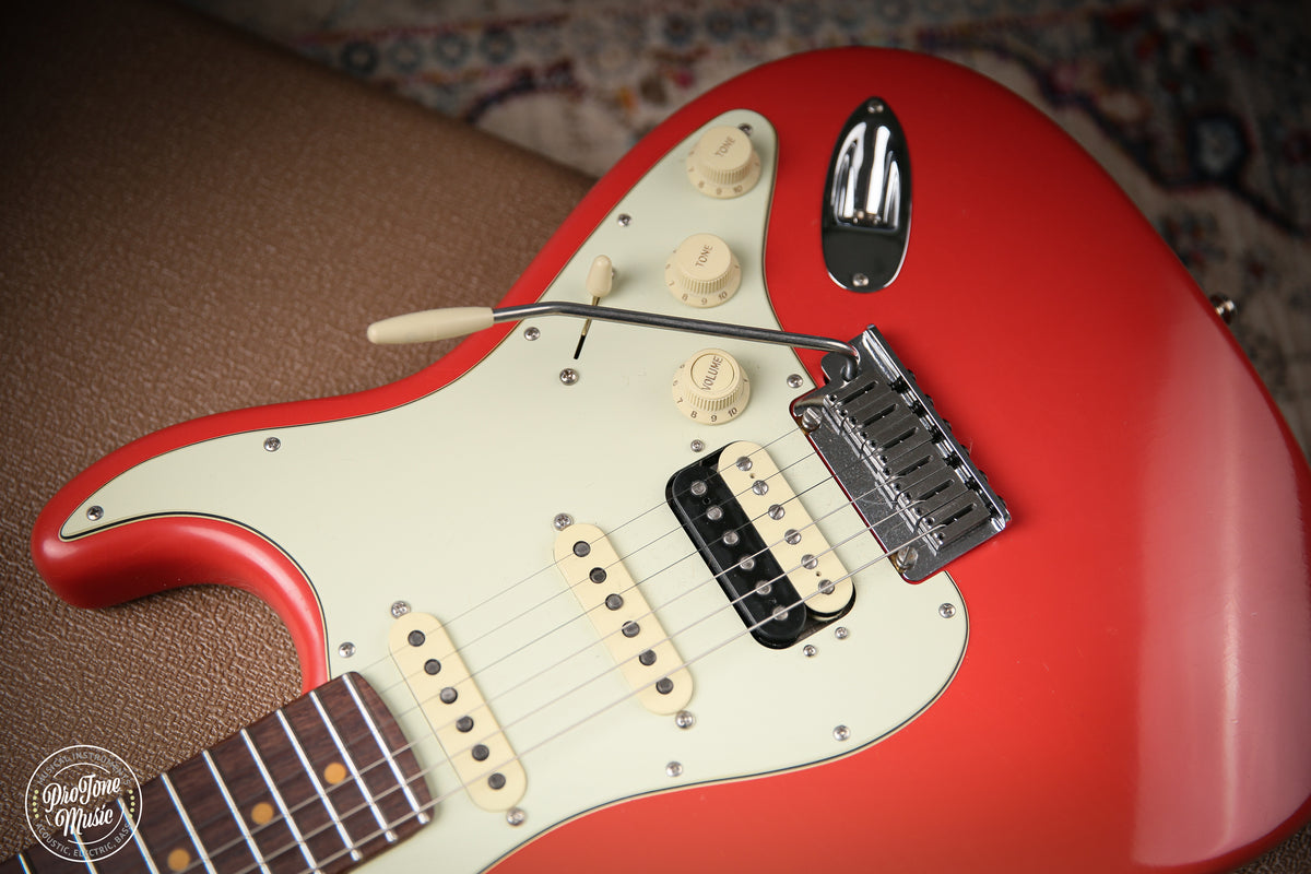 2025 Fender American Ultra Luxe Vintage 60's Stratocaster HSS Fiesta Red - ProTone Music Limited