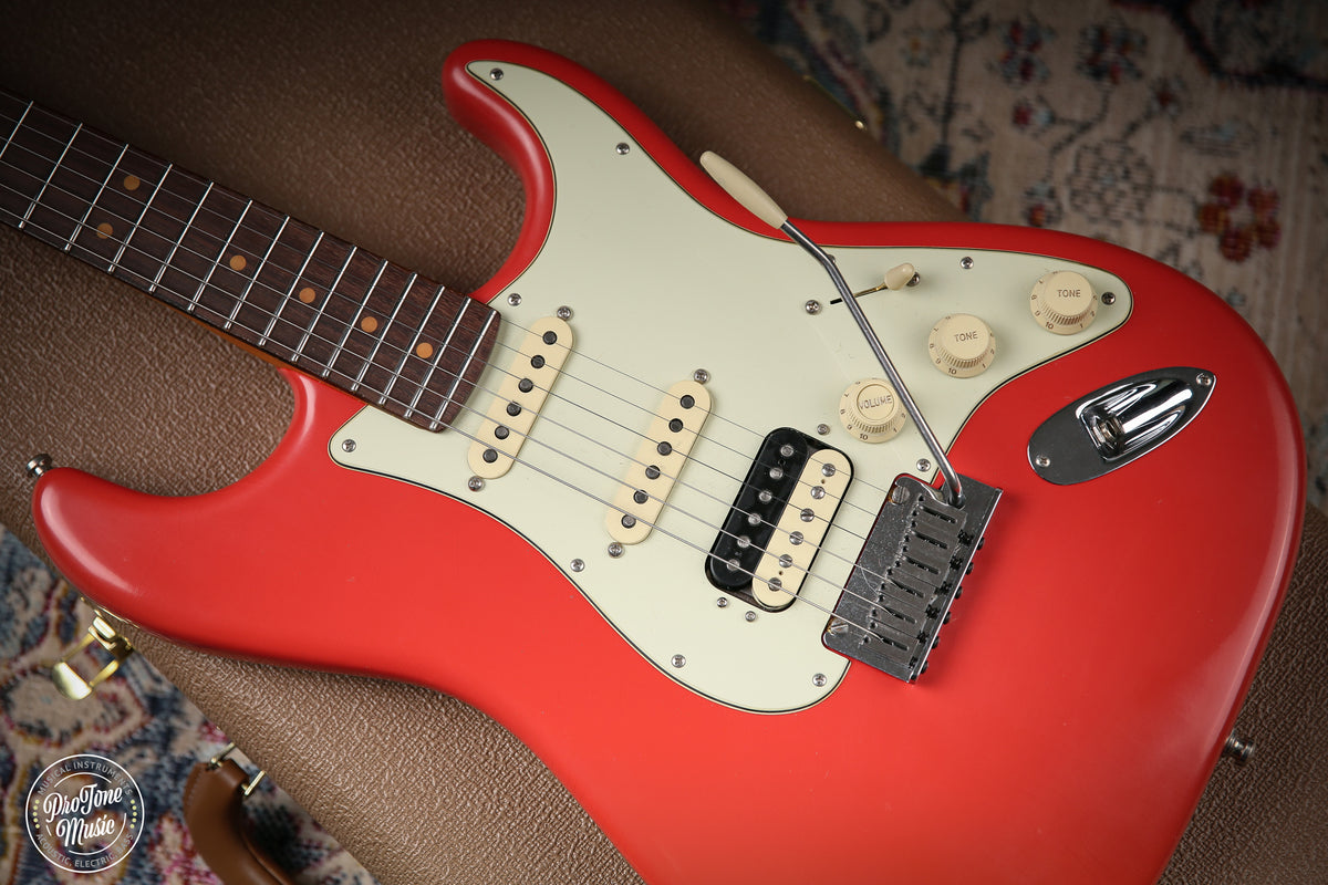 2025 Fender American Ultra Luxe Vintage 60's Stratocaster HSS Fiesta Red - ProTone Music Limited