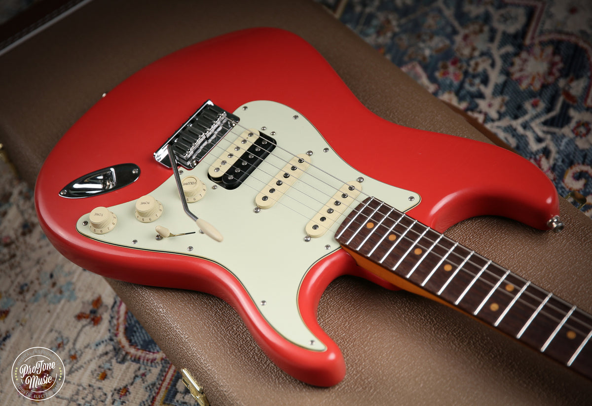 2025 Fender American Ultra Luxe Vintage 60's Stratocaster HSS Fiesta Red - ProTone Music Limited