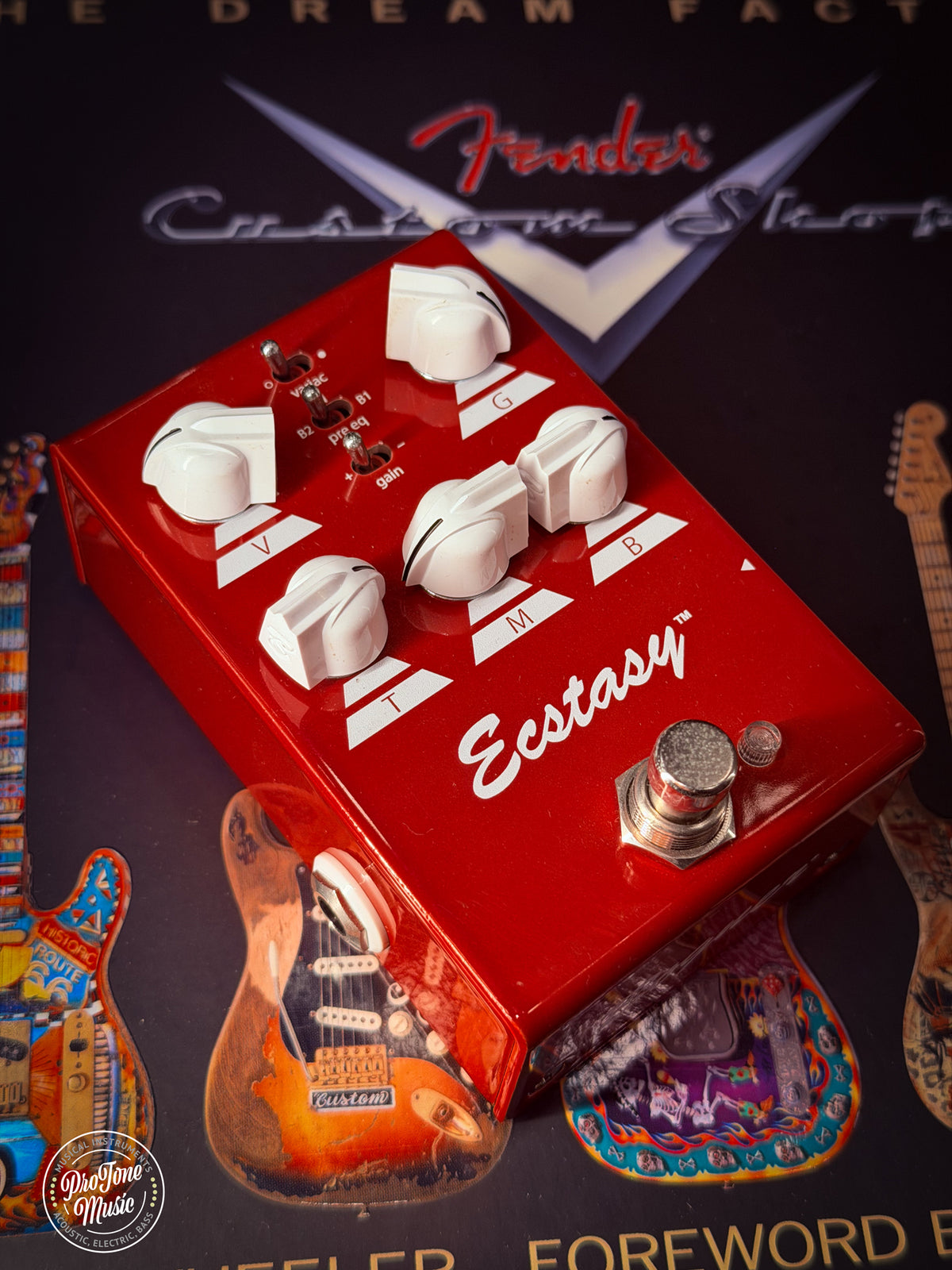 Bogner Ecstacy Mini Red Overdrive/Distortion Pedal