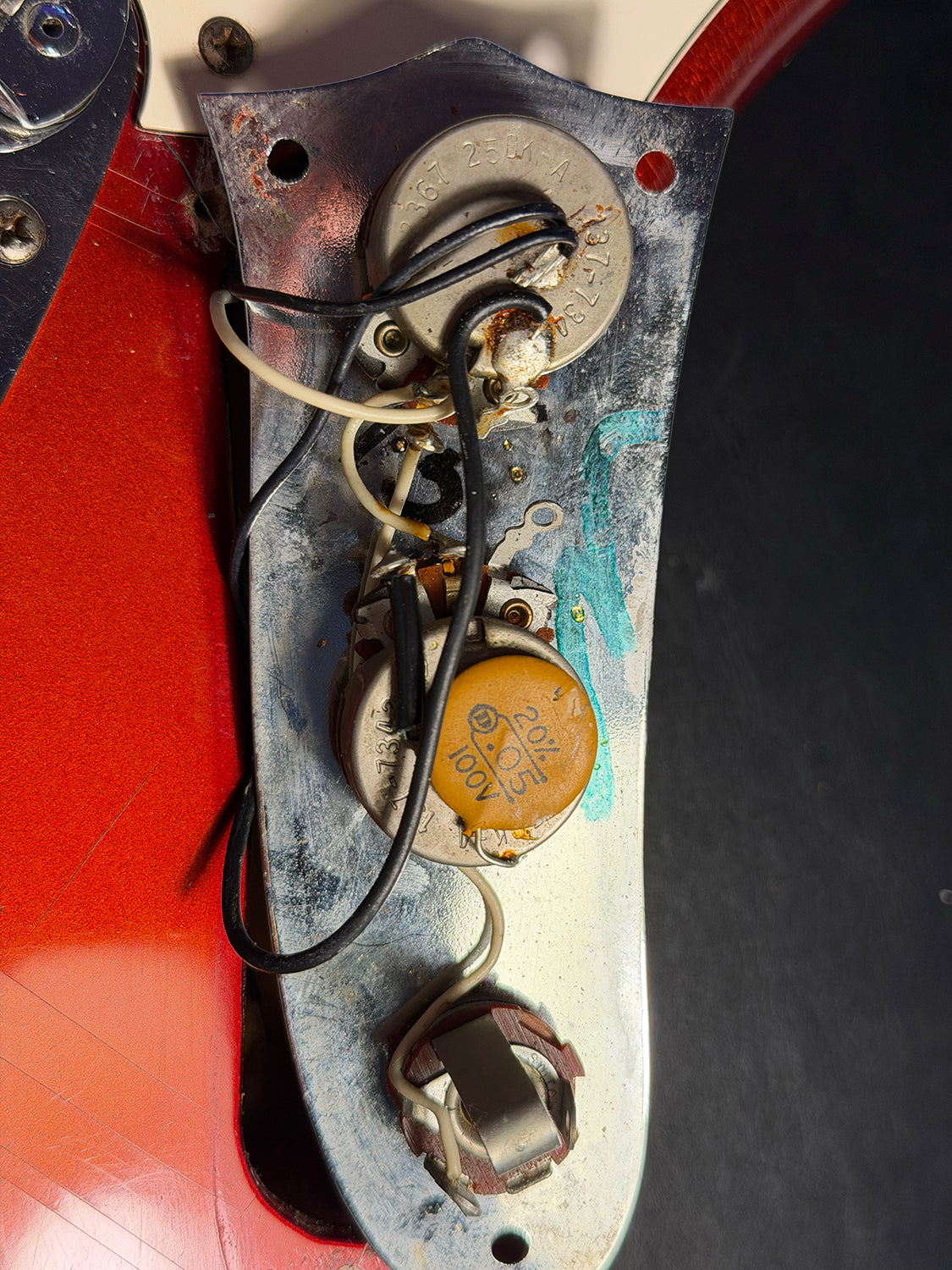 1973 Fender USA Mustang Competition Stripe