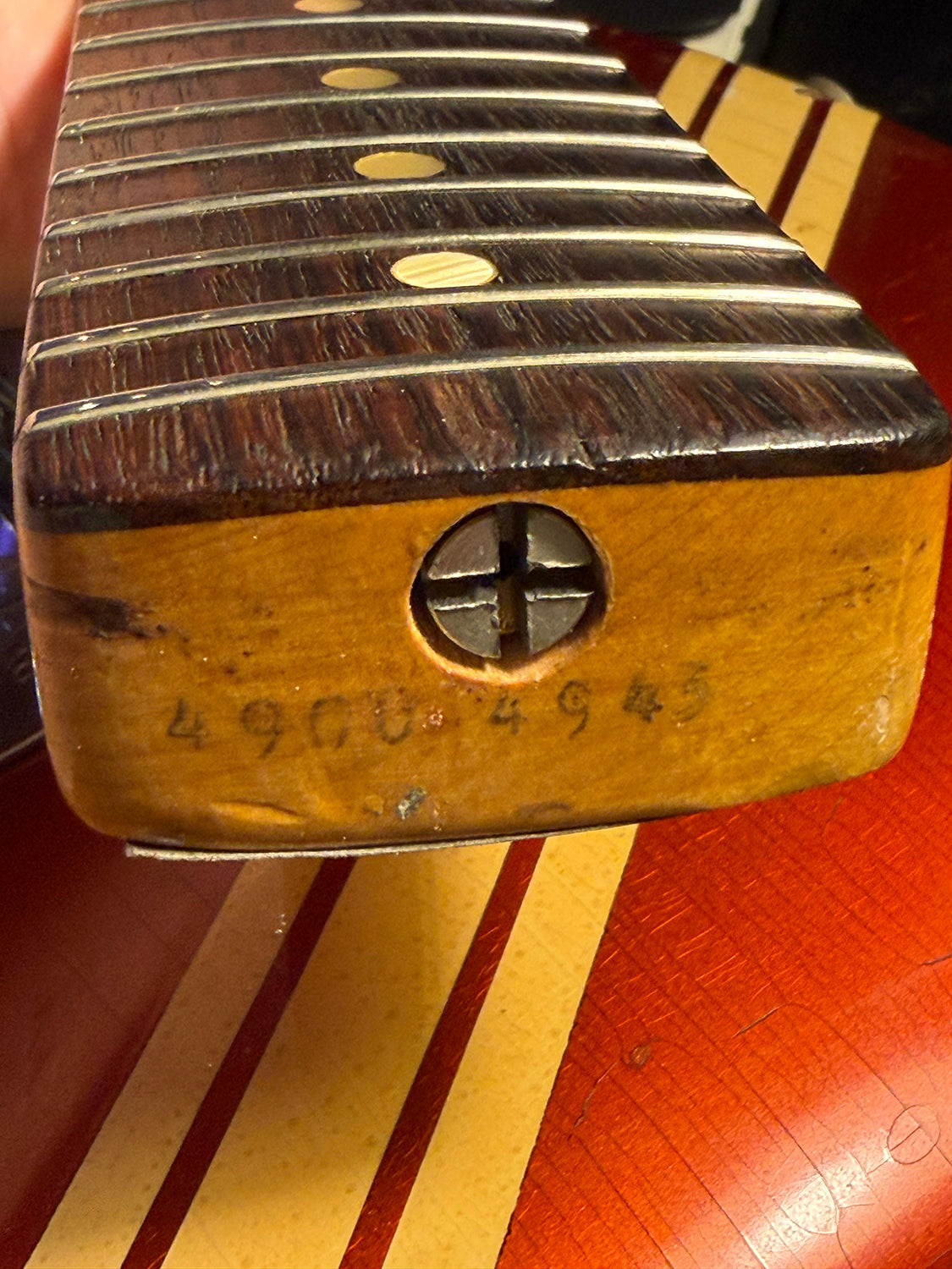 1973 Fender USA Mustang Competition Stripe