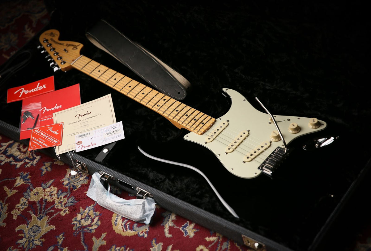 2018 Fender USA The Edge Stratocaster Signature Model Black