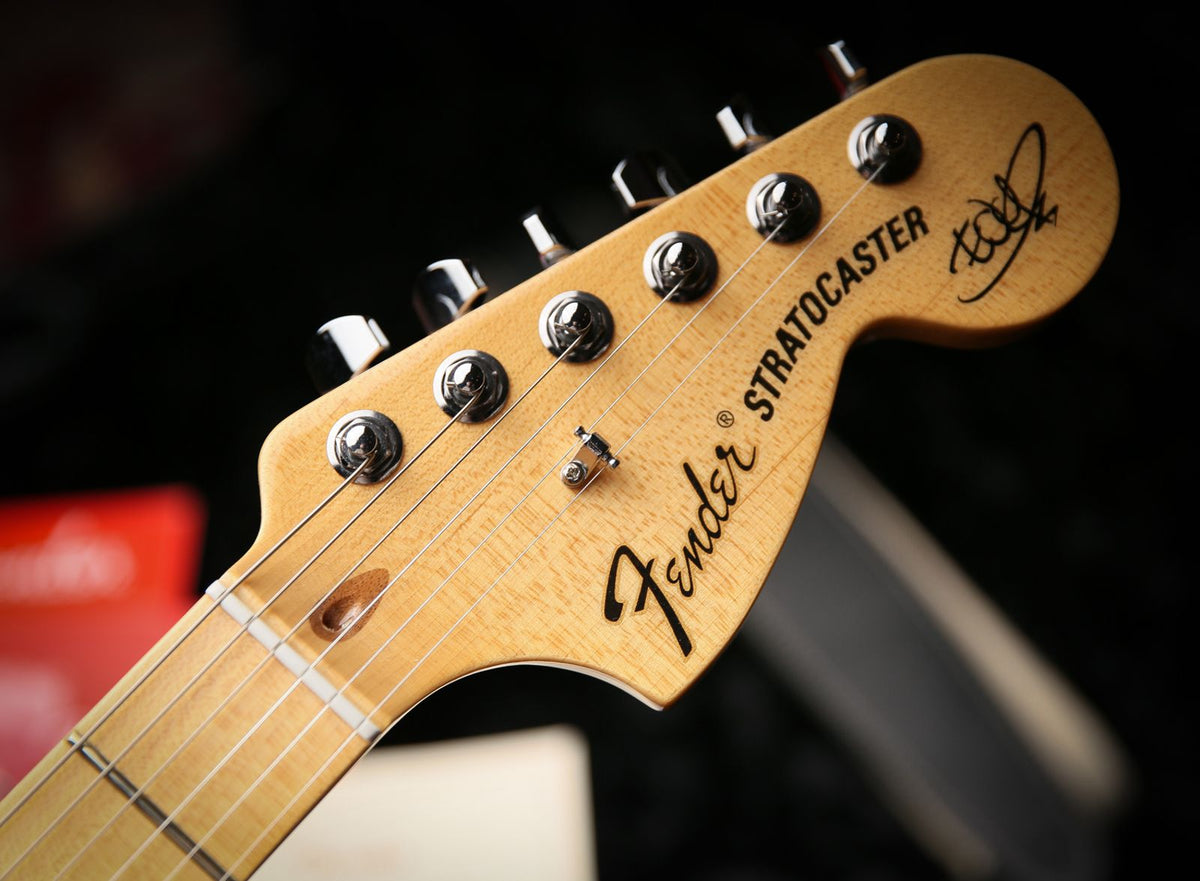 2018 Fender USA The Edge Stratocaster Signature Model Black