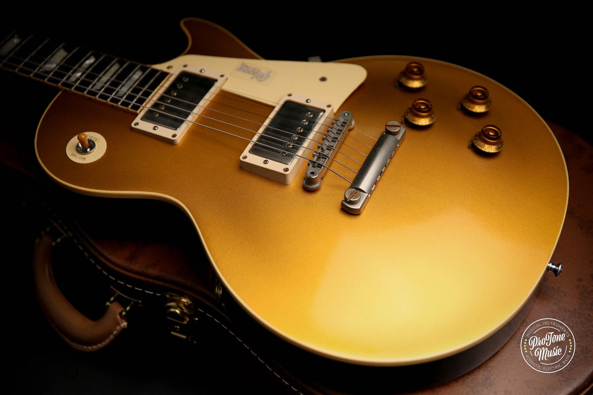 Gibson Custom Shop 60th Anniversary 57 Goldtop Les Paul Dark Back VOS - ProTone Music