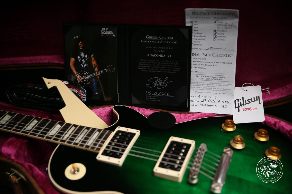 Gibson Custom Shop 143 Les Paul Slash Anaconda Burst &amp; Gibson Case &amp; COA - ProTone Music