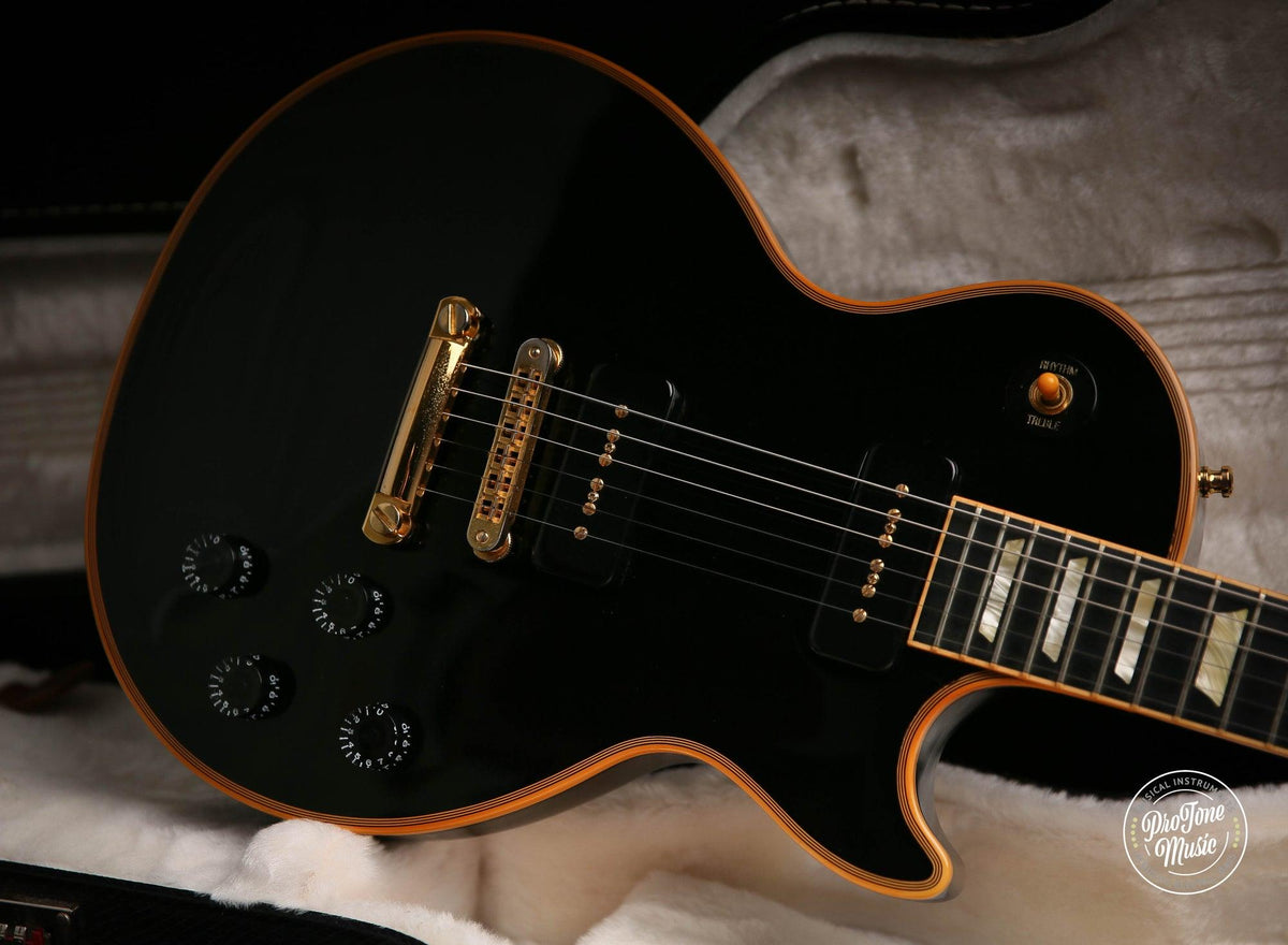 Gibson Les Paul Classic Custom P90 Antique Ebony Guitar of the Week - RARE! - ProTone Music