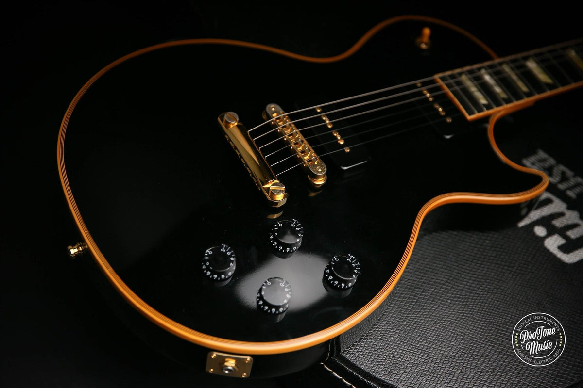 Gibson Les Paul Classic Custom P90 Antique Ebony Guitar of the Week - RARE! - ProTone Music