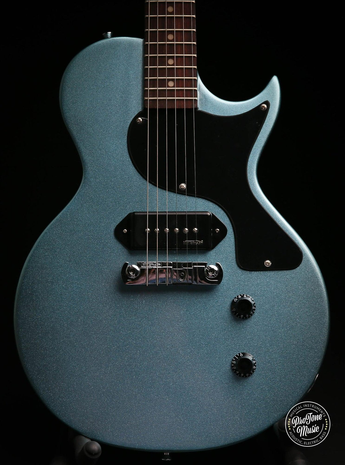 V120 ReIssued Electric Guitar Gun Hill Blue - ProTone Music