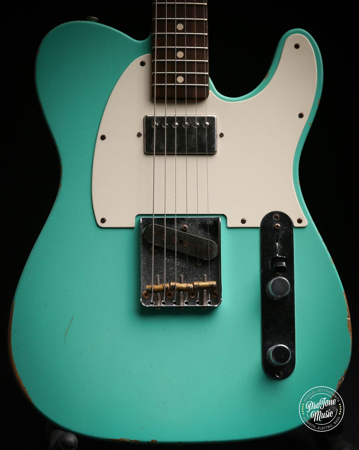 Fender Custom Shop 59&#39; Telecaster Relic Seafoam Green &amp; COA &amp; Fender Case - ProTone Music