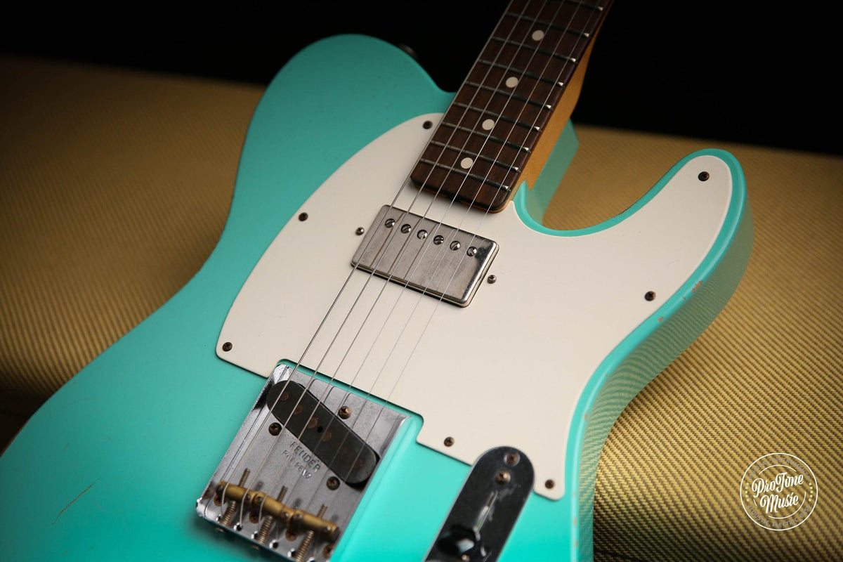 Fender Custom Shop 59&#39; Telecaster Relic Seafoam Green &amp; COA &amp; Fender Case - ProTone Music