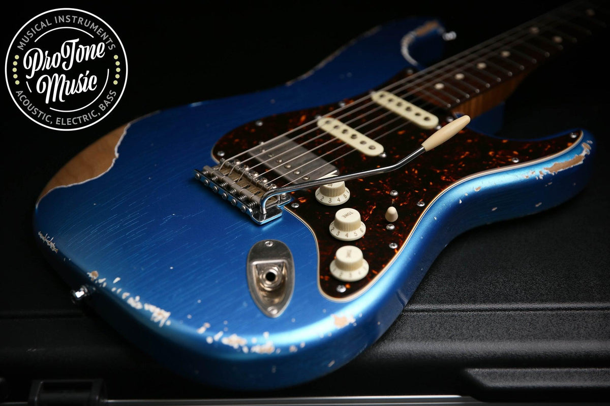 Xotic California Classic XSC-2 HSS Heavy Relic Lake Placid Blue - STUNNING! - ProTone Music