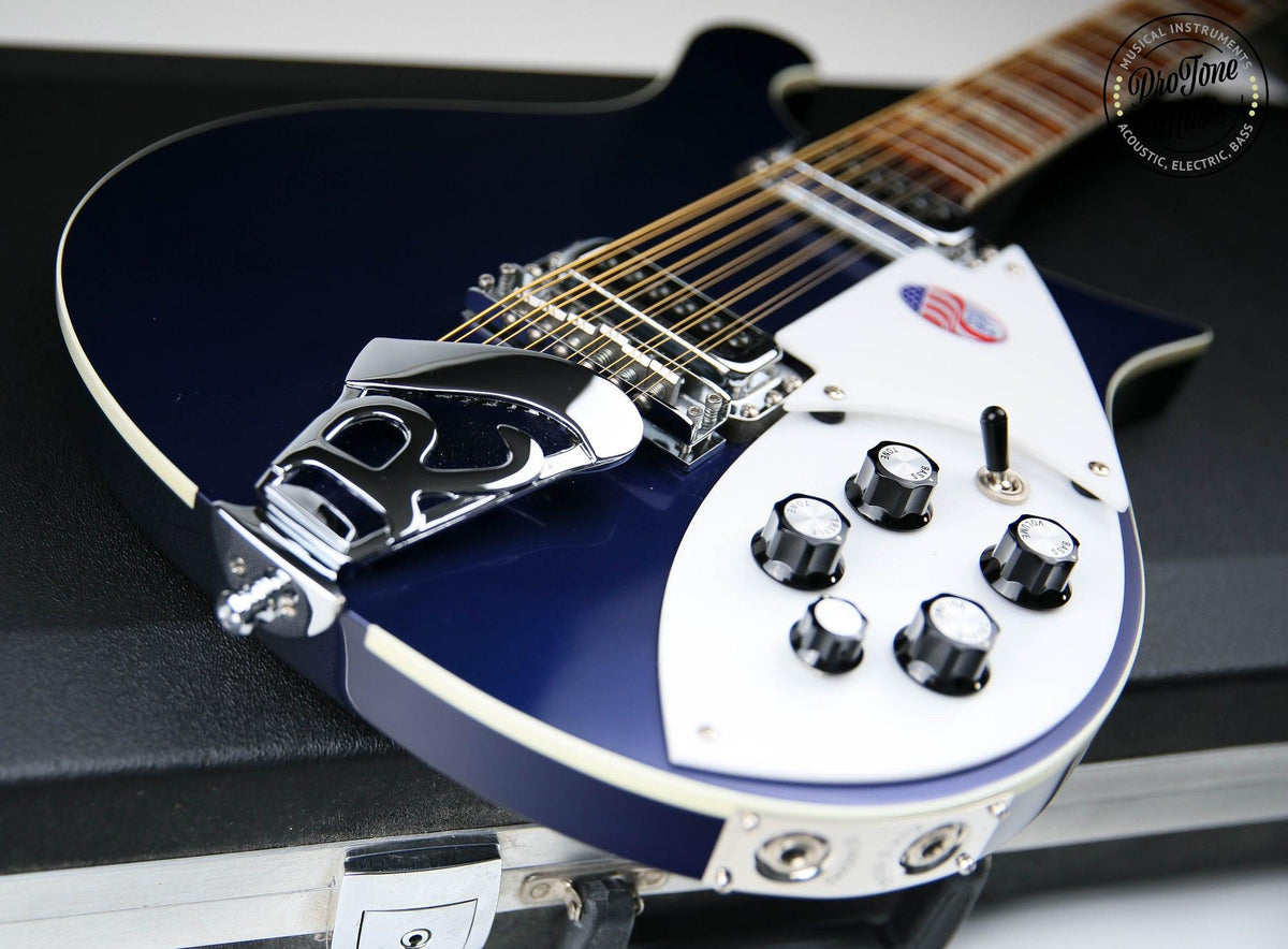 Rickenbacker USA 620 12 String Midnight Blue &amp; Rickenbacker Hard Case - ProTone Music