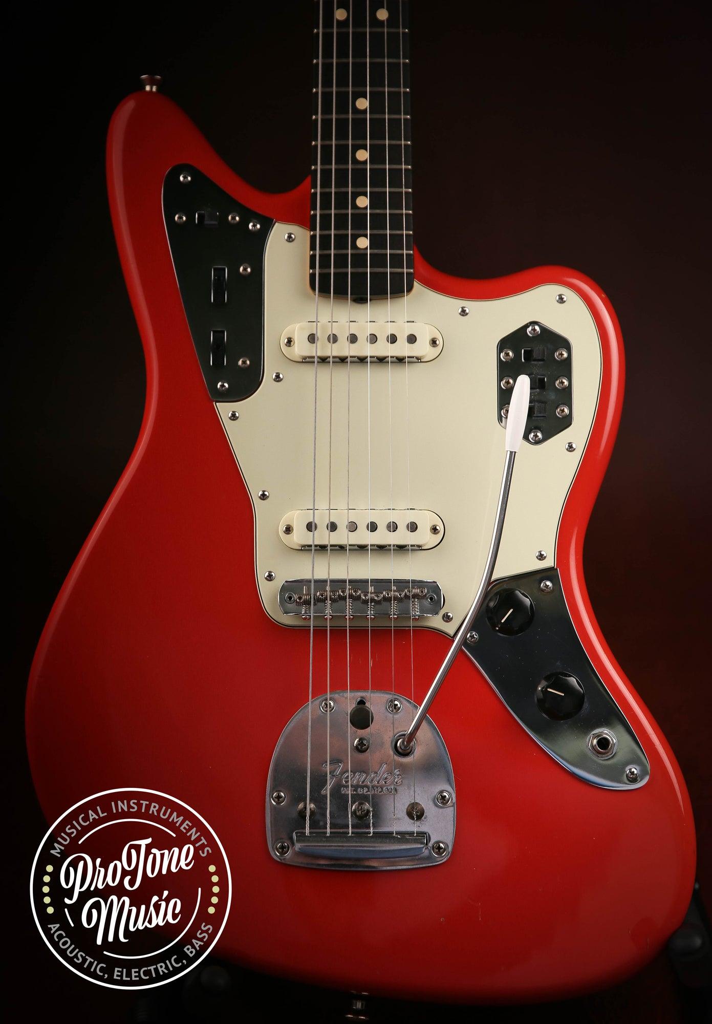 2008 Fender American Vintage 62' Jaguar Fiesta Red Thin Skin Limited Edition - ProTone Music