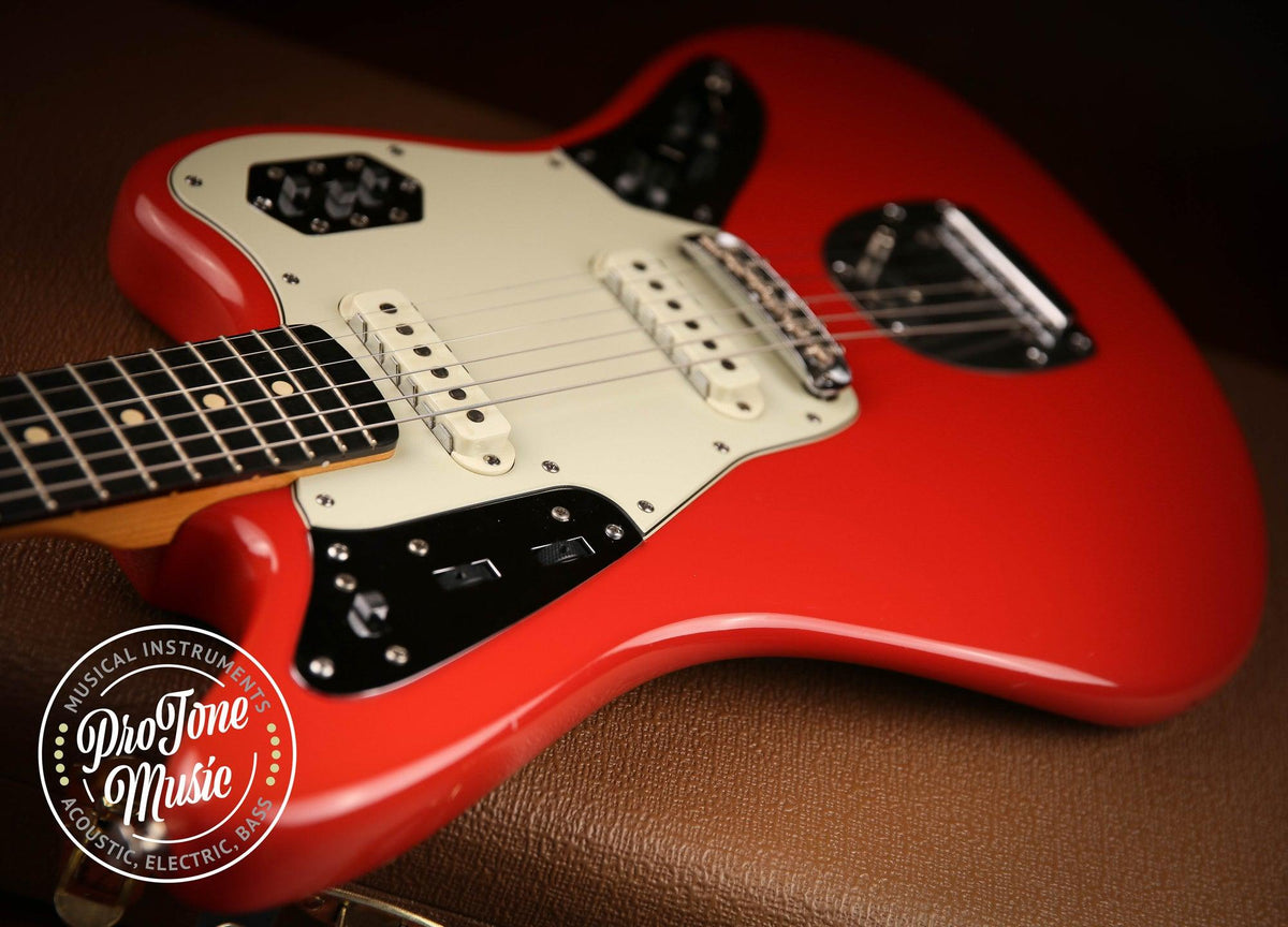2008 Fender American Vintage 62&#39; Jaguar Fiesta Red Thin Skin Limited Edition - ProTone Music