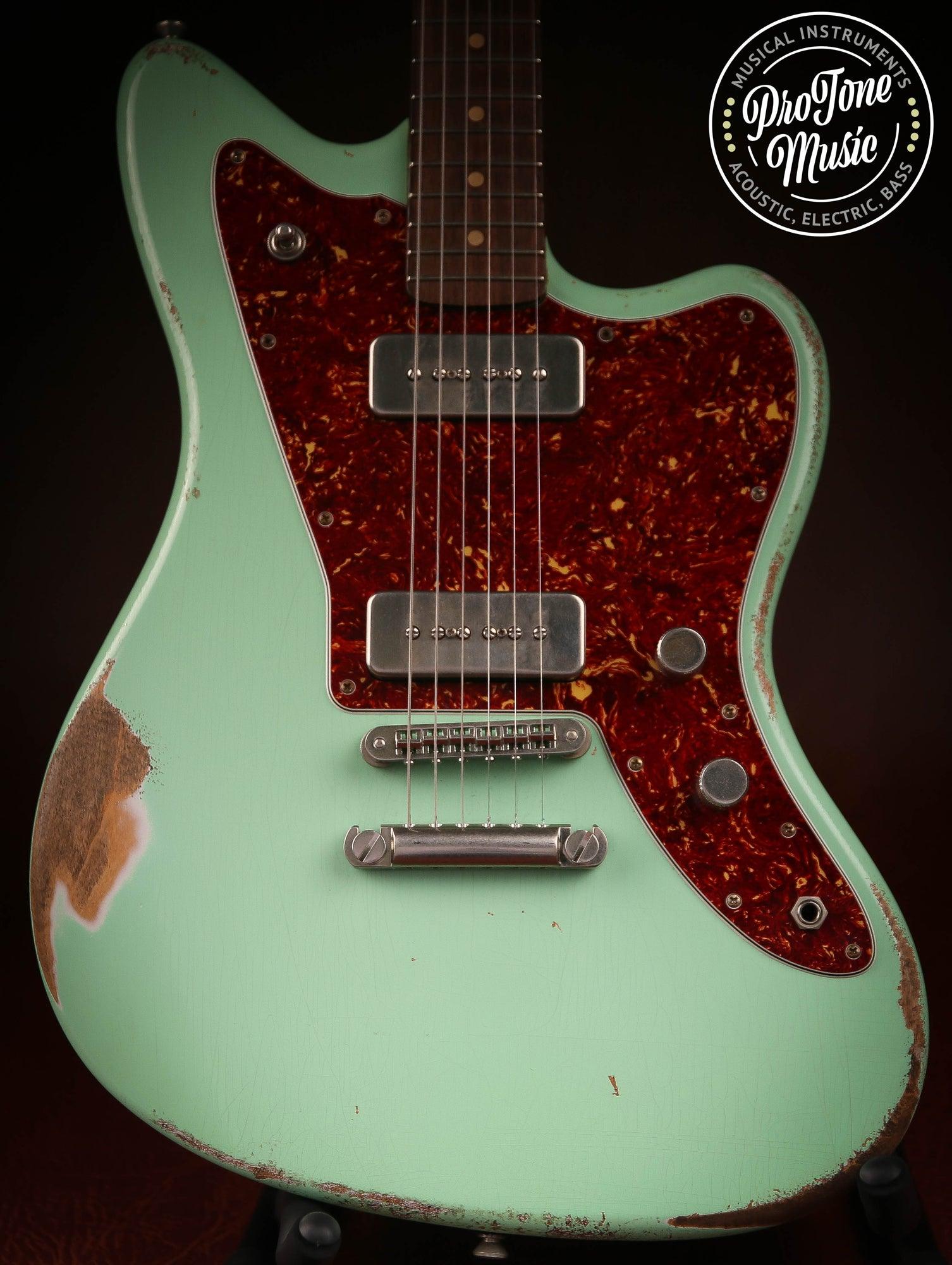 2020 Fano USA JM6 Alt De Facto P90 Surf Green Medium Relic - ProTone Music