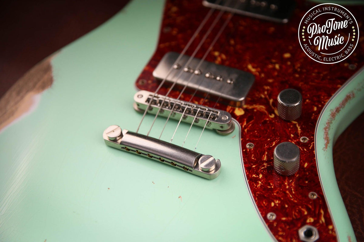 2020 Fano USA JM6 Alt De Facto P90 Surf Green Medium Relic - ProTone Music