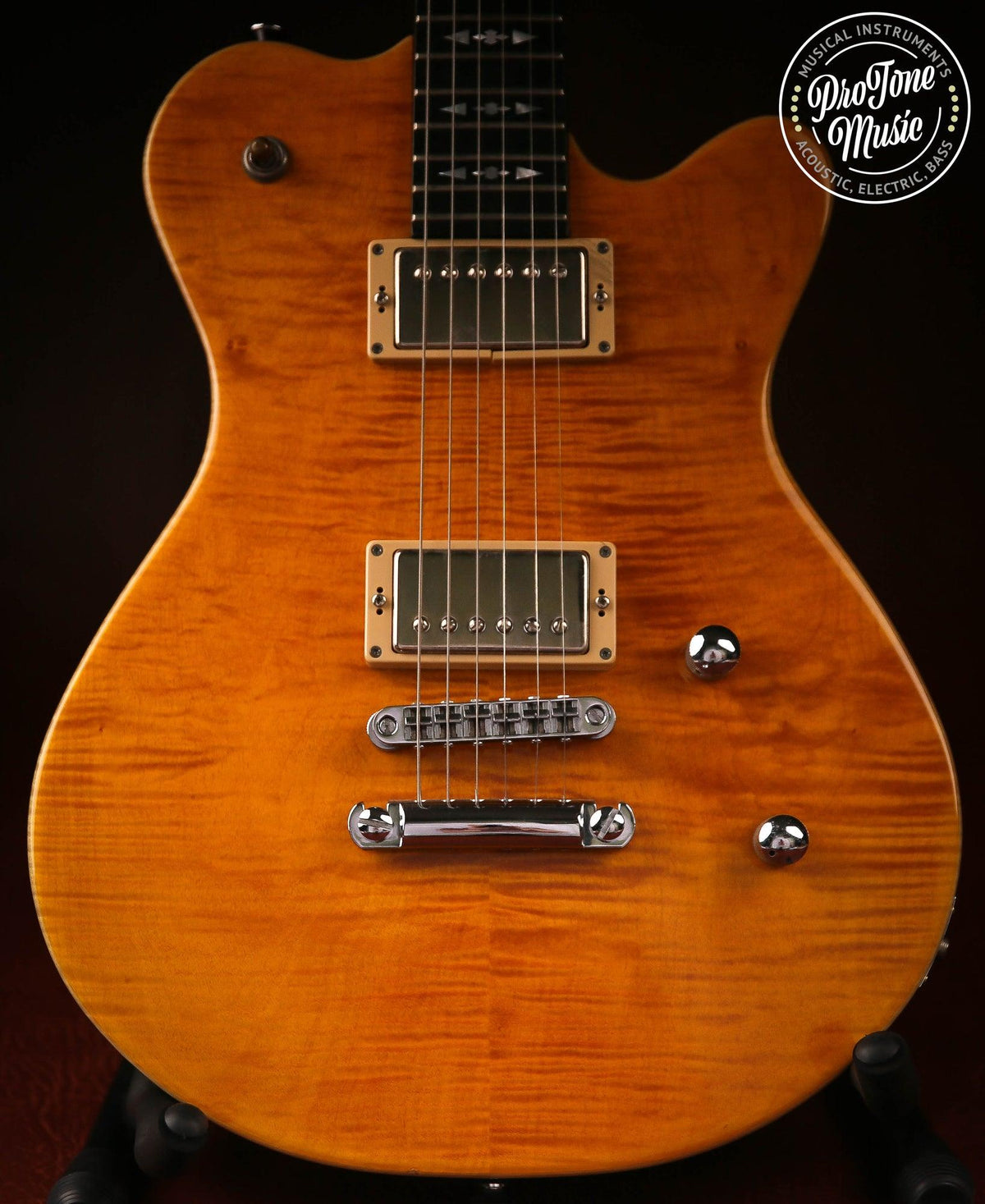 Framus USA Panthera Custom Amber Flame Top &amp; Hard Case - ProTone Music Limited