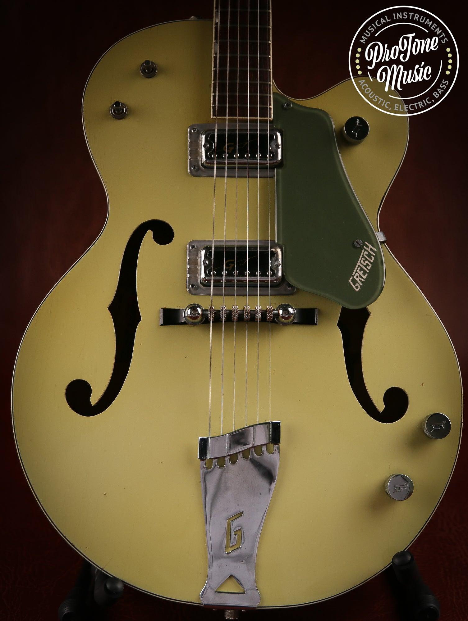 1960s Gretsch USA G6118 Anniversary Two Tone Green & Original Hard Case - ProTone Music Limited